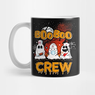 Boo Boo Crew Funny Nurse Halloween Ghost Costume Gift Mug